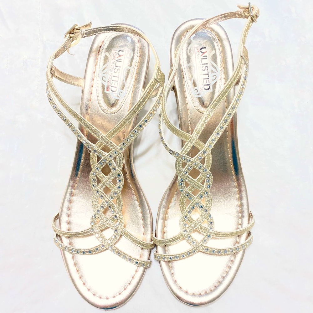 Unlisted by Kenneth Cole | NIB | Gold Sandals